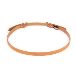 Tan Double Buckle Belt For Women | Real Leather 2.0 Cm