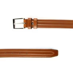 Tan Leather Male Belt