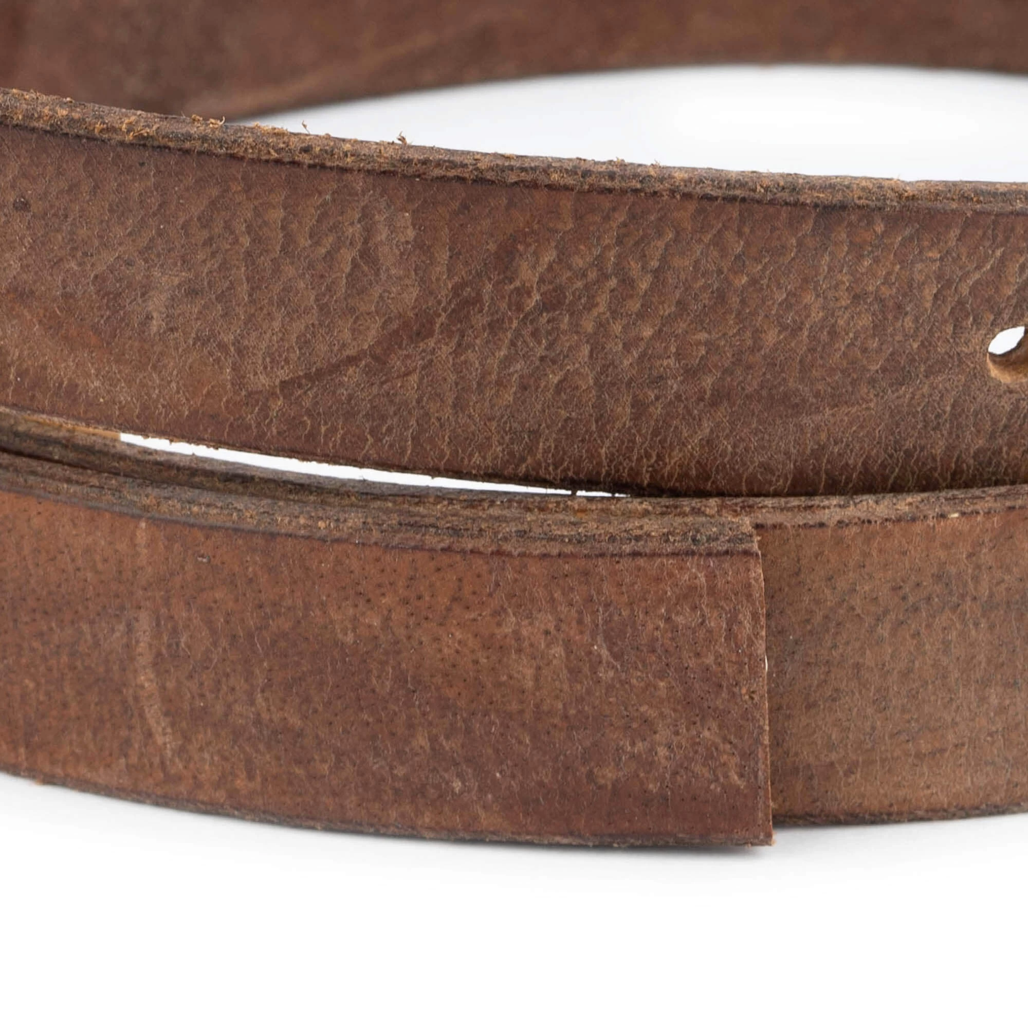 Tanned Belt Strap For Buckle Full Grain Leather 20 Mm 4 Tanned Belt Strap For Buckle Full Grain Leather 20 Mm - Image 2