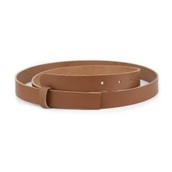 Tanned Belt Strap For Buckles 2.5 Cm Replacement