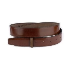 Taupe Brown Belt Strap For Buckle | Reverisible Replacement