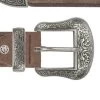 Taupe Brown Western Cowboy Belt With Antique Silver Buckle 1 Taupe Brown Western Cowboy Belt With Antique Silver Buckle -Belt Shop taupe brown western cowboy belt with antique silver buckle copy