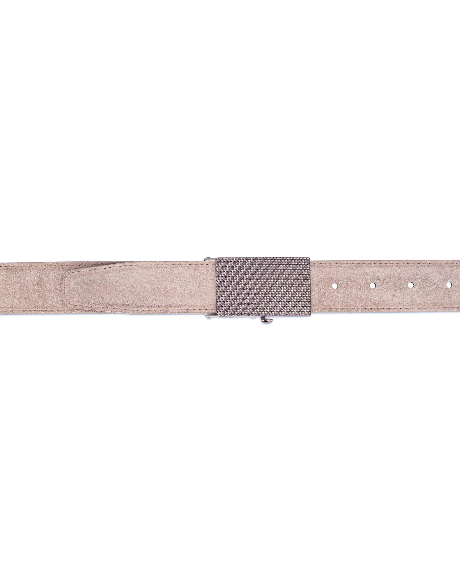 Taupe Suede Comfort Click Belt 4 Taupe Suede Comfort Click Belt - Image 2