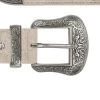 Taupe Suede Western Belt With Silver Buckle 1 Taupe Suede Western Belt With Silver Buckle -Belt Shop taupe suede western belt with silver buckle copy