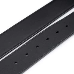 Thick Womens Belt For Jeans 4.0 Cm Black Real Leather -Belt Shop thick womens belt for jeans 4.0 cm black real leather 5