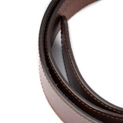 Thick Womens Belt For Jeans 4.0 Cm Brown Real Leather -Belt Shop thick womens belt for jeans 4.0 cm brown real leather 5