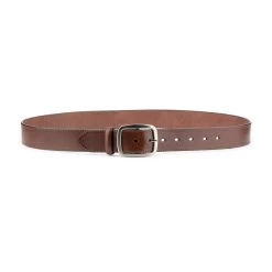 Thick Womens Belt For Jeans 4.0 Cm Brown Real Leather -Belt Shop thick womens belt for jeans 4.0 cm brown real leather 7