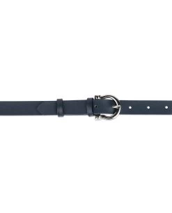 Belt Shop -Belt Shop thin navy blue belt womens 3