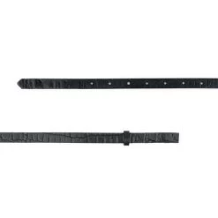 Thin Replacement Belt Strap 15 Mm – Black Croco Embossed -Belt Shop thin replacement belt strap 15 mm black croco embossed 3