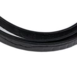 Thin Replacement Belt Strap 15 Mm – Black Croco Embossed -Belt Shop thin replacement belt strap 15 mm black croco embossed 7