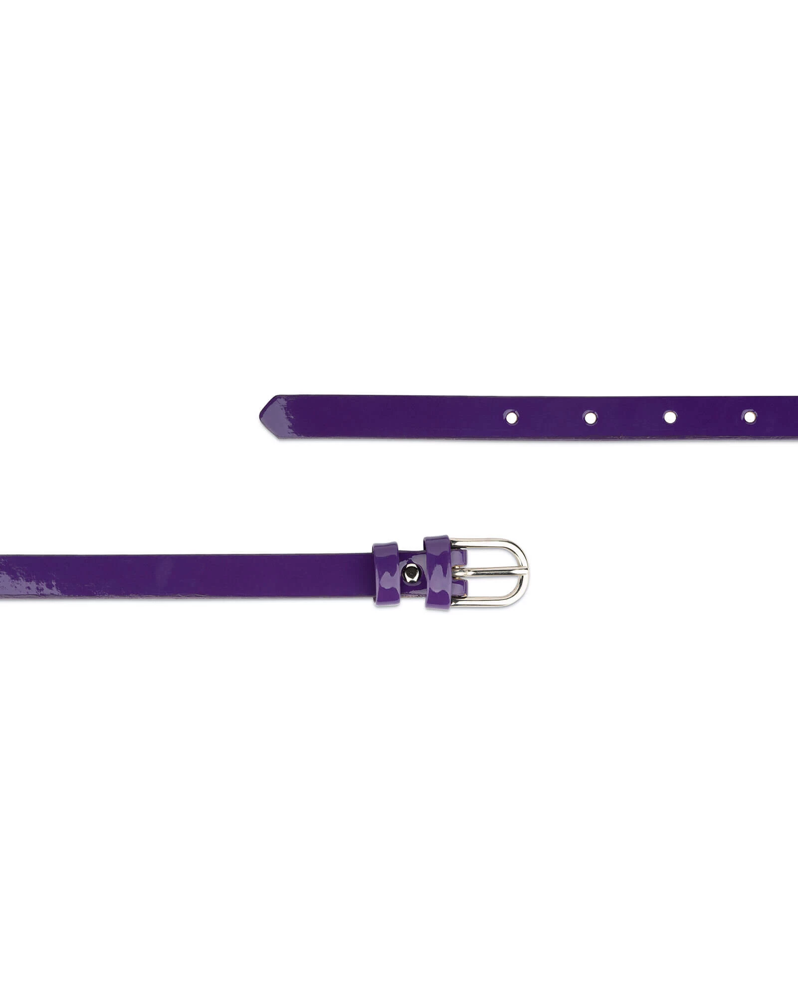 Thin Women’s Purple Belt | Genuine Leather