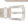 Unique Taupe Suede Belt For Jeans With Silver Buckle -Belt Shop unique taupe suede belt for jeans with silver buckle copy