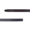 Vegan Black Brown Reversible Belt Strap 3.0 Cm -Belt Shop vegan black brown reversible belt strap 3.0 cm 2
