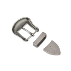 Western Belt Buckle 3 Piece Set 1.5 Inch 40 Mm