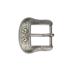 Western Belt Buckle | Silver 1 1/8 Inch