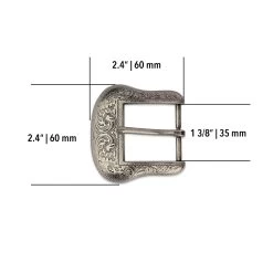 Western Belt Buckle | Silver 1 3/8 Inch -Belt Shop western belt buckle silver 1 3 8 inch 5 1