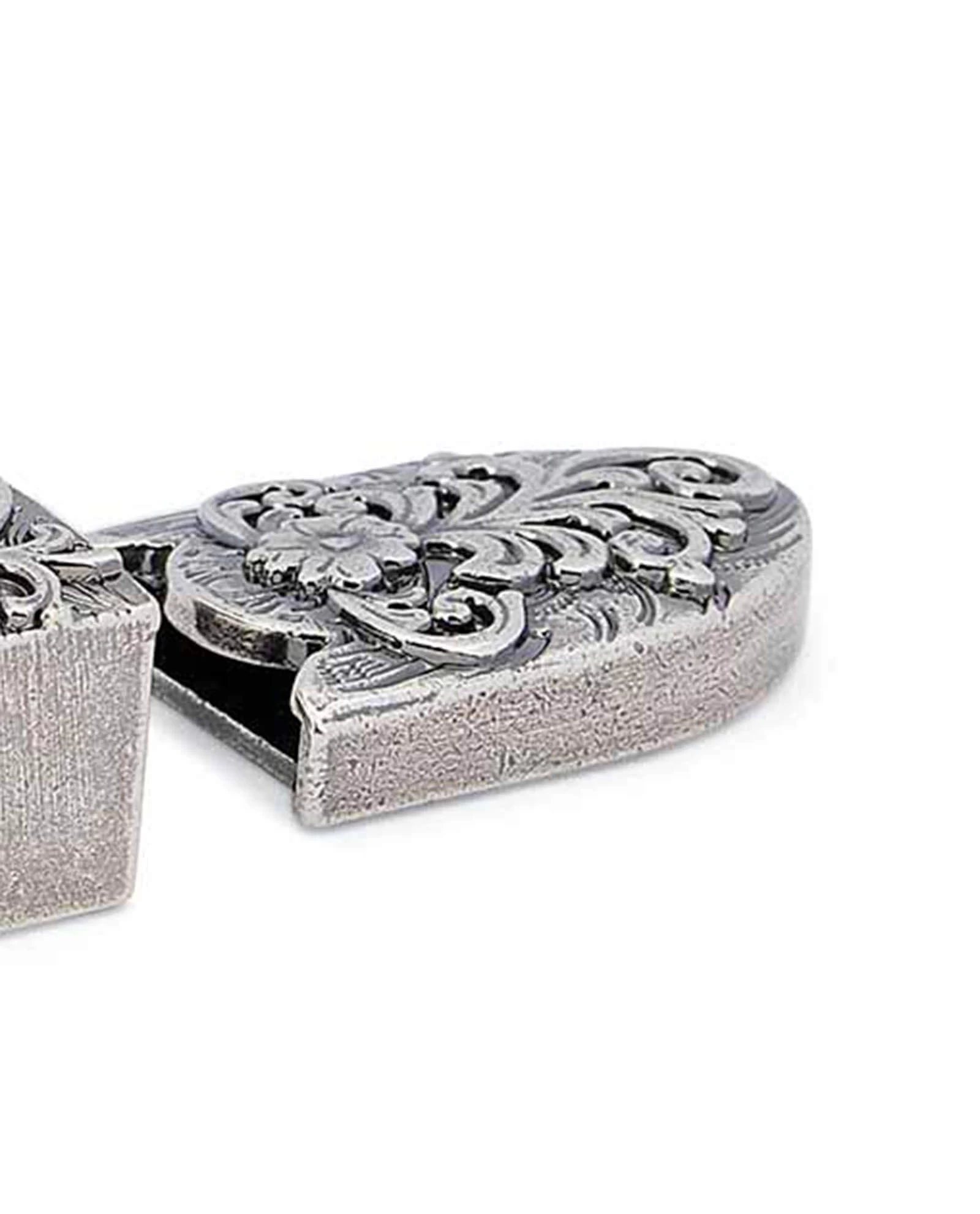 Western Belt Tips | Antique Silver 22mm 3 Western Belt Tips | Antique Silver 22mm