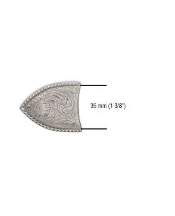 Western Belt Tips | Large Antique Silver -Belt Shop western belt tips large antique silver TIWE35SIAN 5 1