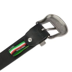 Western Belt With Silver Buckle | Black Full Grain Leather 30 Mm 9 Western Belt With Silver Buckle | Black Full Grain Leather 30 Mm -Belt Shop western belt with silver buckle black full grain leather 30 mm 28 40 55usd 4