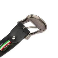 Western Belts For Men | Black Full Grain Leather 35 Mm -Belt Shop western belts for men black full grain leather 35 mm 28 44 65usd 4