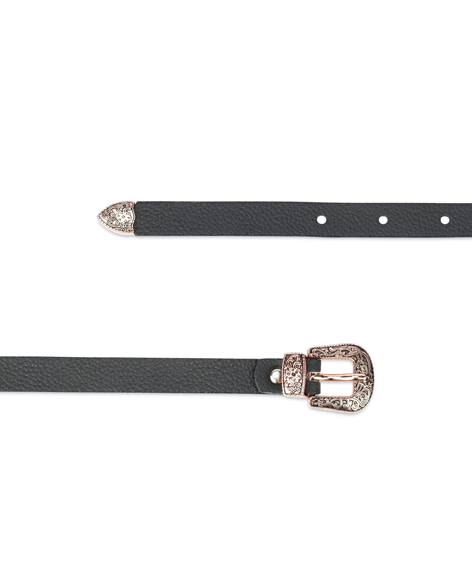 Girls Western Belt | Rose Gold Buckle 3 Girls Western Belt | Rose Gold Buckle