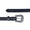 Western Braided Belt With Rhinestone Buckle – 3.5cm -Belt Shop western braided belt with rhinestone buckle 3.5cm 65usd 2