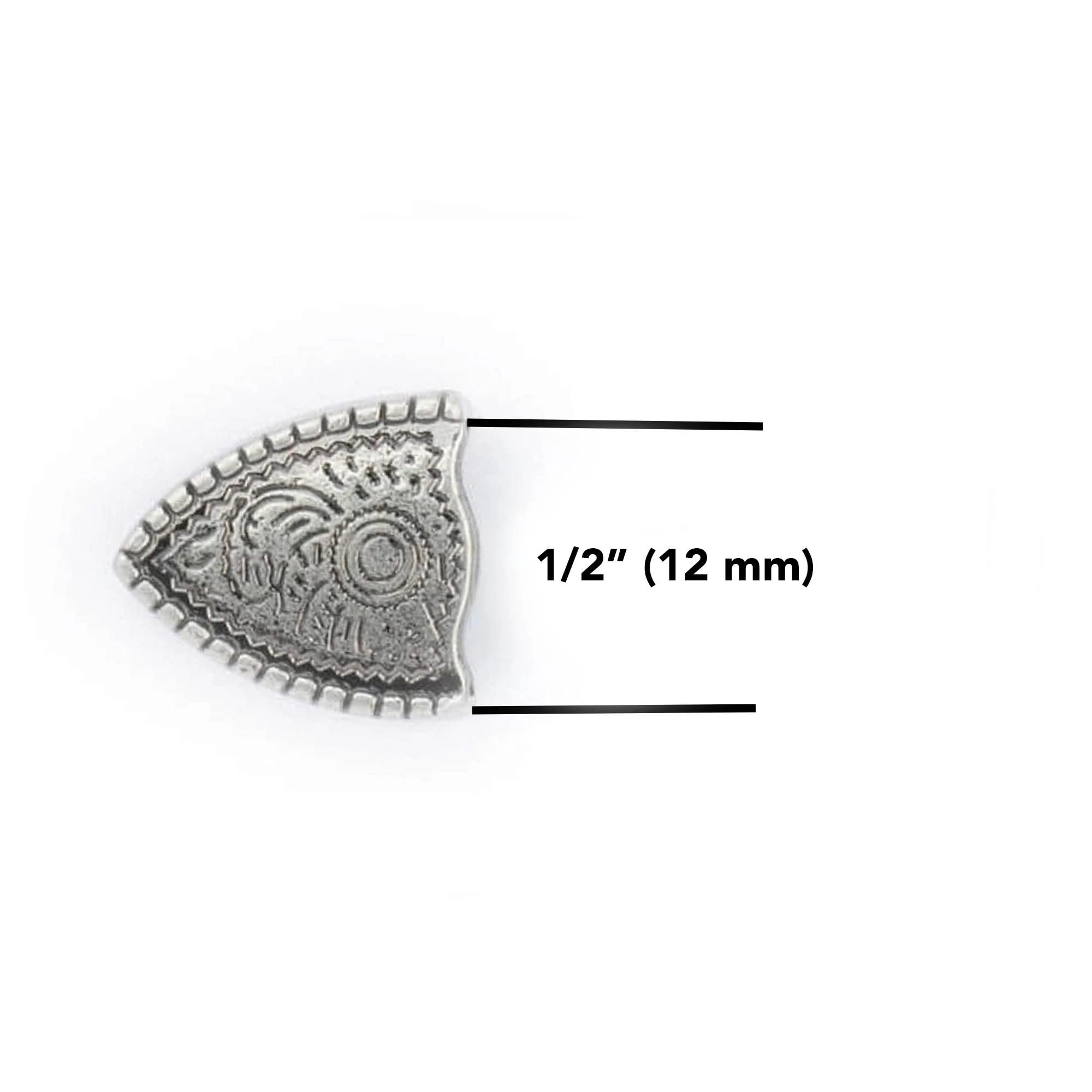 Western Metal Belt End Tips Replacement 15 Mm 6 Western Metal Belt End Tips Replacement 15 Mm - Image 4