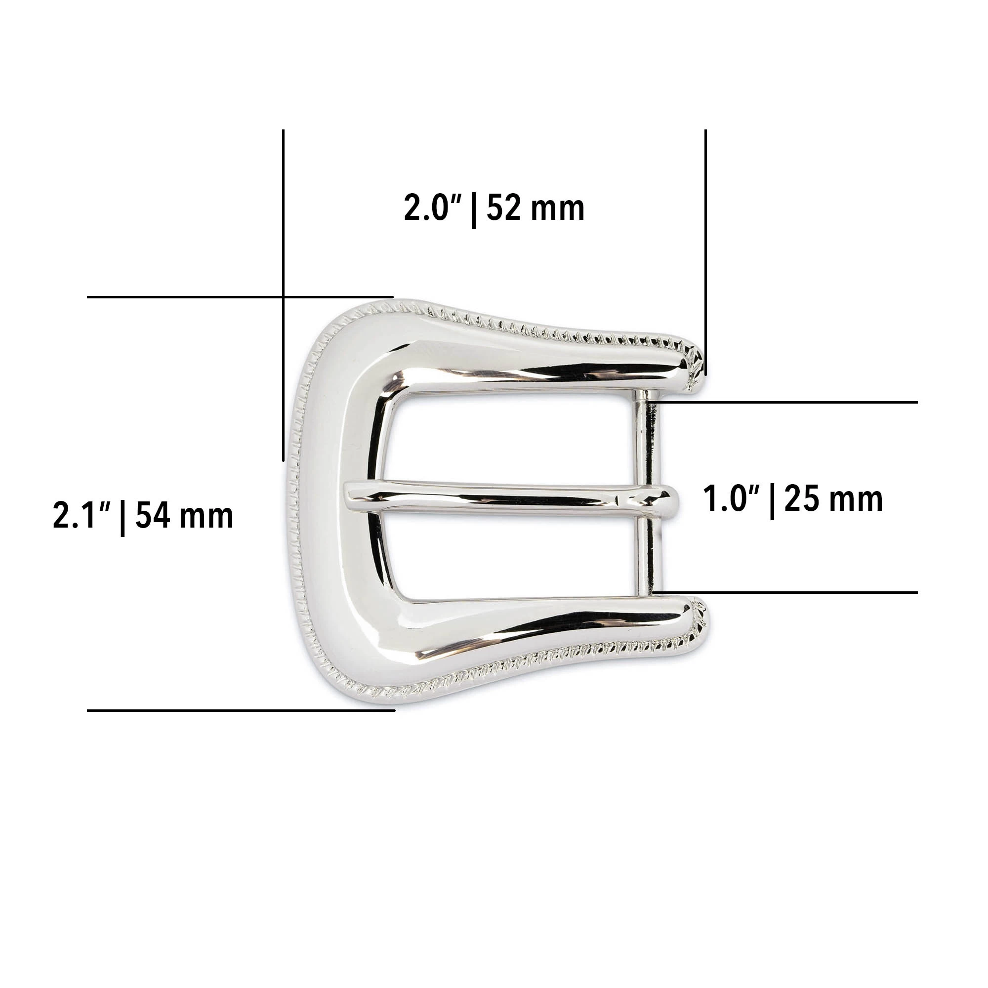 Western Womens Nickel Free Belt Buckle 4 Western Womens Nickel Free Belt Buckle - Image 2