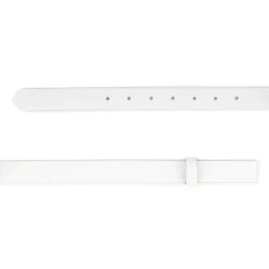 White Belt Straps For Buckles 2.5 Cm – Genuine Leather -Belt Shop white belt straps for buckles 2.5 cm genuine leather 2