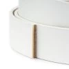 White Leather Belt Strap For Ratchet Belts 3.5 Cm 1 White Leather Belt Strap For Ratchet Belts 3.5 Cm -Belt Shop white leather belt strap for ratchet belts 3.5 cm 2
