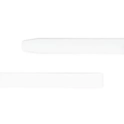 White Leather Belt Strap For Ratchet Belts 3.5 Cm -Belt Shop white leather belt strap for ratchet belts 3.5 cm 3