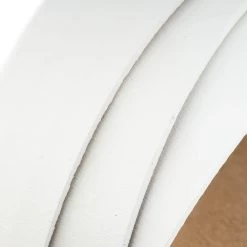 White Leather Belt Strap For Ratchet Belts 3.5 Cm -Belt Shop white leather belt strap for ratchet belts 3.5 cm 5