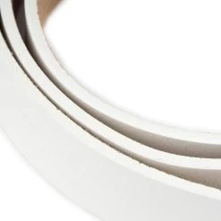 White Leather Belt Strap For Ratchet Belts 3.5 Cm -Belt Shop white leather belt strap for ratchet belts 3.5 cm 6