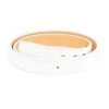 White Leather Belt Strap Replacement For 30 Mm Buckles -Belt Shop white leather belt strap replacement for 30 mm buckles 1