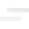 White Leather Belt Strap With No Buckle 35 Mm 1 White Leather Belt Strap With No Buckle 35 Mm -Belt Shop white leather belt with no buckle 35 mm 3