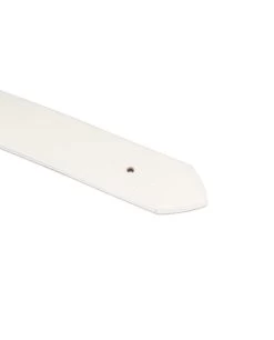 White Leather Belt Strap With No Buckle 35 Mm -Belt Shop white leather belt with no buckle 35 mm 4