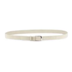 White Velvet Belt For Women