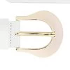 White Womens Leather Belt With Gold Buckle 2 White Womens Leather Belt With Gold Buckle -Belt Shop white womens leather belt with gold buckle copy