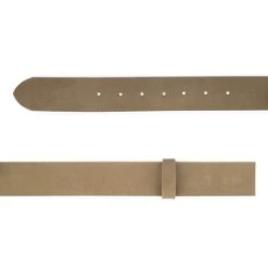 Wide Olive Green Suede Leather Strap For Belts 4.0 Cm