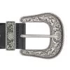 Wide Western Belt – Genuine Leather With Silver Buckle -Belt Shop wide western belt genuine leather with silver buckle copy