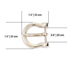 Women Belt Buckle | Horseshoe 20 Mm -Belt Shop women belt buckle horseshoe 20 mm 3