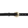 Women Black Leather Belt With Round Gold Buckle -Belt Shop women black leather belt with round gold buckle 28 40 55usd 2