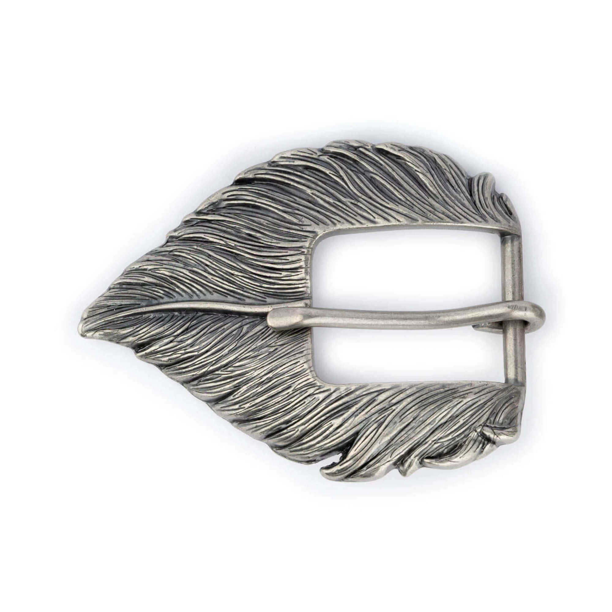 Womens Belt Buckle Western Silver Feather 30 Mm 4 Womens Belt Buckle Western Silver Feather 30 Mm - Image 2