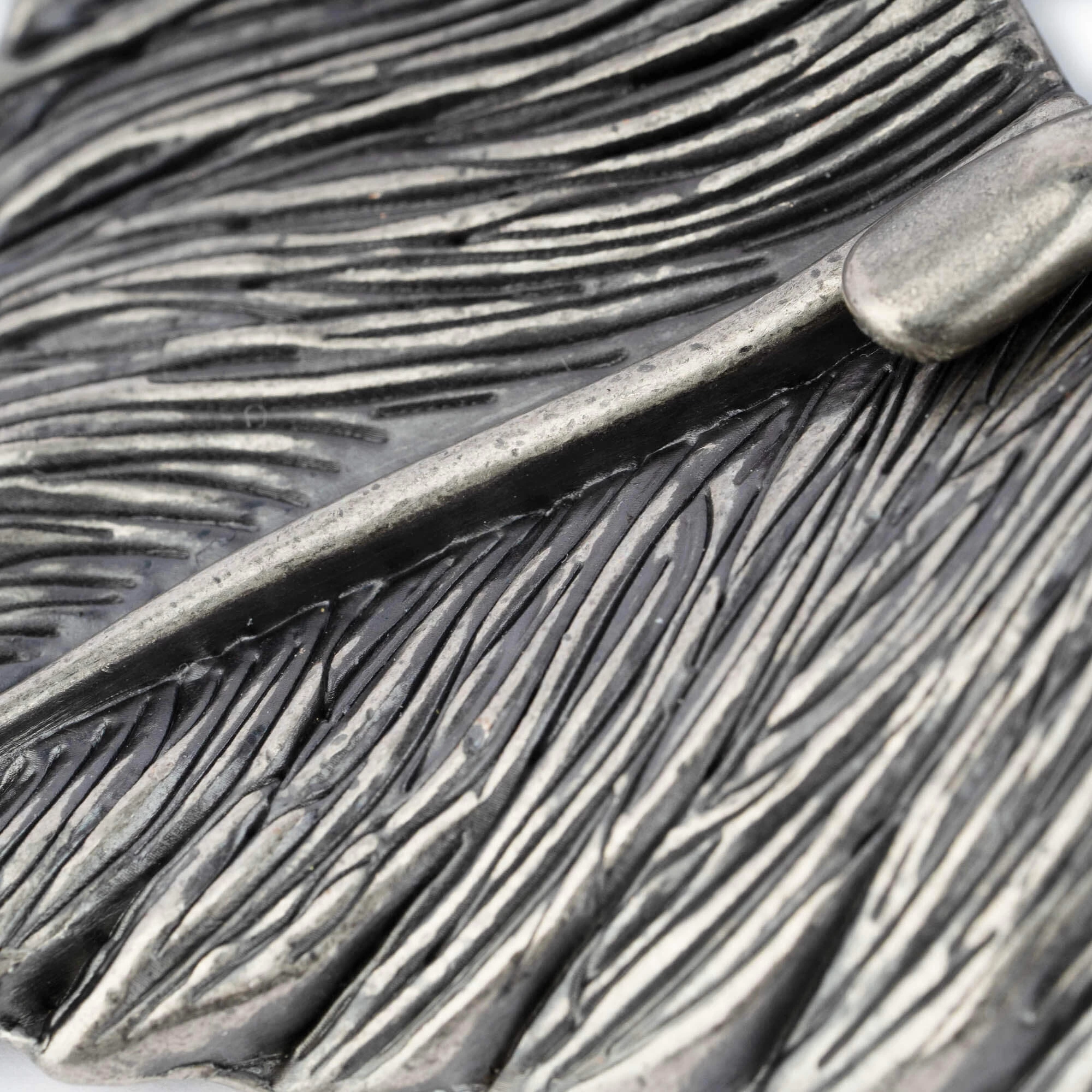 Womens Belt Buckle Western Silver Feather 30 Mm 7 Womens Belt Buckle Western Silver Feather 30 Mm - Image 5