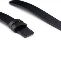 Womens Belt Strap For Buckles | Full Grain Leather 20 Mm -Belt Shop womens belt strap for buckles black leather 20 mm 4