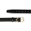 Womens Black Belt Gold Buckle -Belt Shop womens black belt gold buckle 3