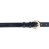 Women’s Black Belt With Gold Buckle – 2.5cm 1 Women’s Black Belt With Gold Buckle – 2.5cm -Belt Shop womens black belt with gold buckle 2.5cm 45usd 2