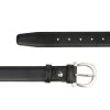 Women’s Black Leather Belt With Stylish Buckle 1 Women’s Black Leather Belt With Stylish Buckle -Belt Shop womens black leather belt with stylish buckle 2