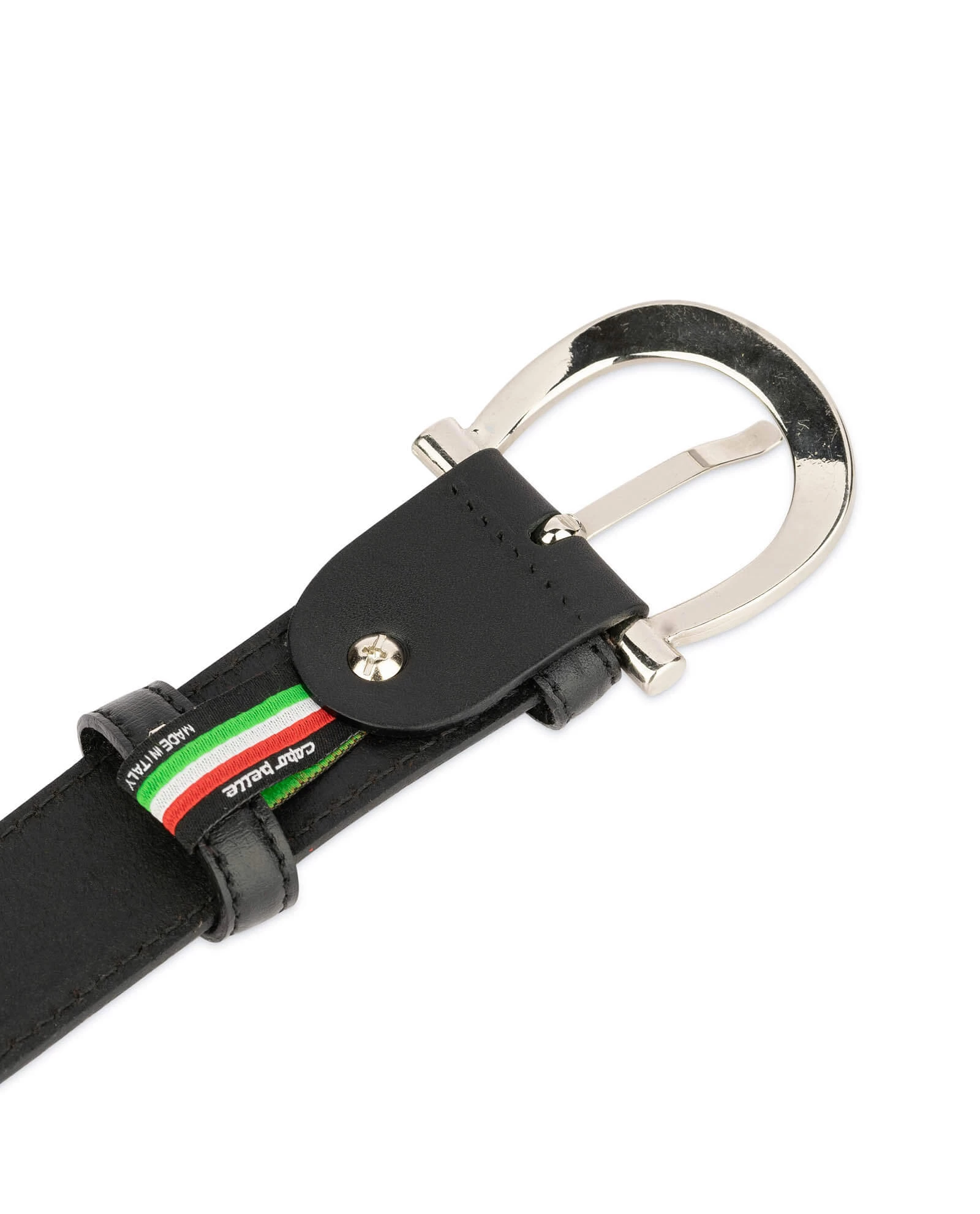 Women’s Black Leather Belt With Stylish Buckle 5 Women’s Black Leather Belt With Stylish Buckle - Image 3