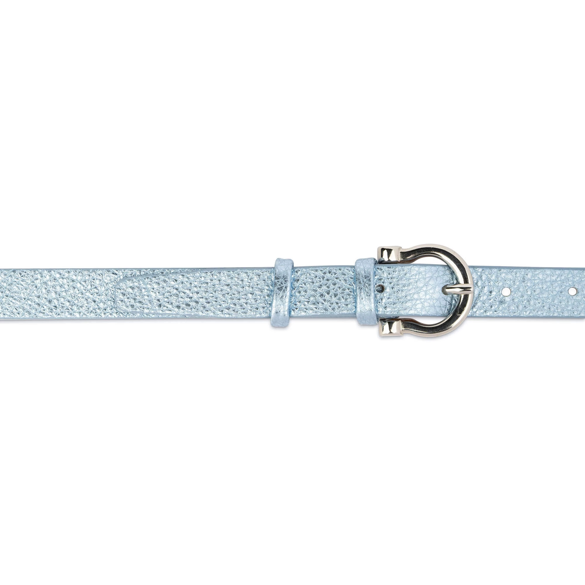 Womens Blue Silver Belt With Horse Shoe Buckle 3 Womens Blue Silver Belt With Horse Shoe Buckle